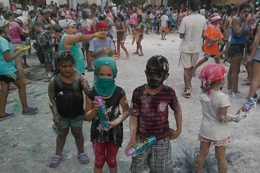  El topamiento de antaño para los niños en el barrio El Parque