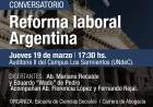 La UNdeC realizará un conversatorio sobre la reforma laboral en Argentina
