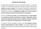 Preocupación en el CONAG de Tilimuqui por la presunta presencia de un arma en un aula