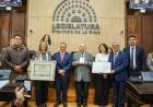 La Legislatura distinguió a Lázaro Fonzalida por su aporte a la vida democrática y al desarrollo de Chilecito