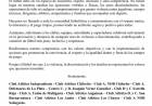 La Liga Chileciteña de Fútbol repudió los hechos de violencia, discriminación e insultos en las canchas
