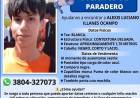 Intensifican la búsqueda del menor Alexis Luciano Illanes Ocampo en Chilecito y zonas aledañas