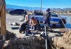 Realizan trabajos de empalme de una nueva red de agua potable sobre avenida Circunvalación