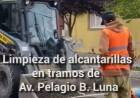 Realizan tareas de limpieza y mantenimiento de alcantarillas en distintos sectores de la ciudad