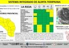 Difunden alerta amarilla por lluvias, tormentas, vientos y viento zonda