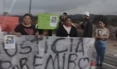  Vecinos de Vichigasta realizaron corte de ruta y vigilia por el homicidio de Emir