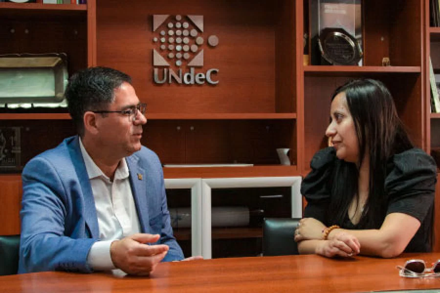 Rectores de UNDeC y UNLaR acordaron trabajo integrado