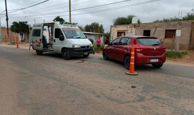 Siniestro vial en Vichigasta: una adolescente resultó herida y fue trasladada al hospital