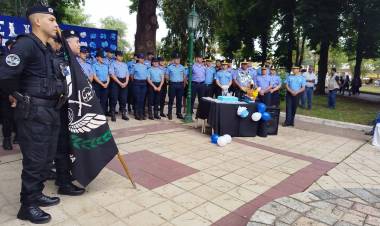 Conmemoraron el 54° aniversario de la Comisaría Primera y el 14° de la Brigada Motorizada en Chilecito