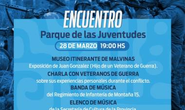 La Rioja inicia la Semana de Malvinas con un encuentro en el Parque de las Juventudes