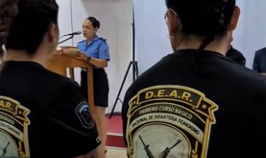 Finalizó el 1° Curso Básico de Infantería Femenino en Chilecito