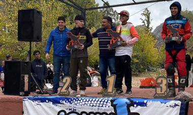 Santiago Romero Ferreyra dejó en alto a Chamical en el Provincial de Enduro en Sanagasta