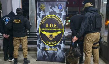 SECUESTRO DE DROGA EN CONTROL DE ENCOMIENDAS EN LA TERMINAL DE CHILECITO