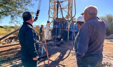 Avanza una nueva perforación en Vichigasta para mejorar la presión y el abastecimiento de agua