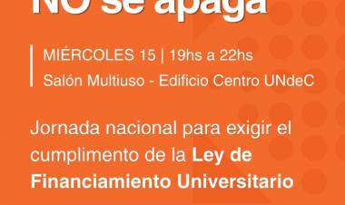 Realizarán jornada en defensa de la educación pública y la ciencia en la UNdeC