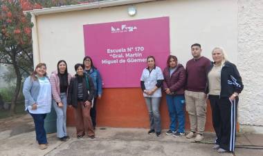 Controles de salud para estudiantes en Santa Florentina