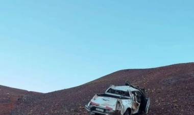 Accidente en la Cuesta del Peñón: involucra a un vehículo de empresa minera