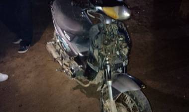 Recuperaron una motocicleta tras un operativo en barrio Dorado Sur