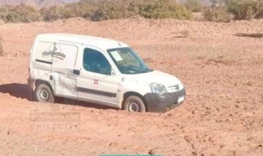 Siniestro vial en Ruta Nacional 76: un utilitario chocó contra un animal ovino
