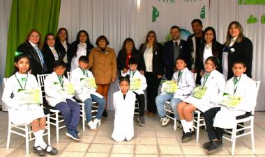 Estudiantes de Chamical realizaron la Promesa del Cuidado Ambiental