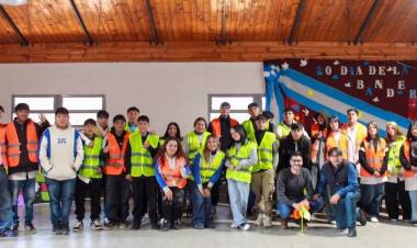 Estudiantes de Nonogasta participaron en una jornada de seguridad vial