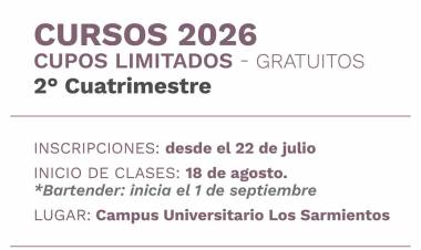 La UNdeC abrió las inscripciones para los cursos gratuitos del Centro Universitario de Oficios