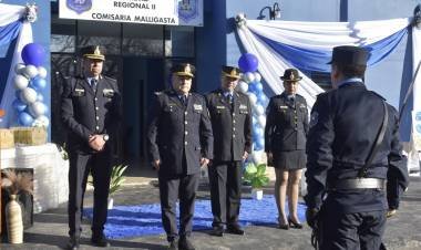 La Comisaría Distrito Malligasta celebró su 32° aniversario con un emotivo acto protocolar
