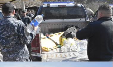 Destacan el trabajo coordinado de la Policía durante el operativo por los incendios forestales