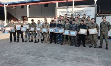 Chilecito tuvo una destacada participación en el 1.er Curso Internacional de Operador de Escudo Balístico