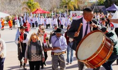 Sañogasta celebró su 386° aniversario con un acto protocolar y entrega de equipamiento