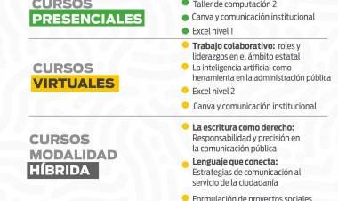 La Provincia abre una nueva cohorte de capacitaciones gratuitas para trabajadores estatales