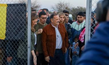  Quintela visitó el Club Peñarol en Vichigasta y comprometió nuevas mejoras para su predio
