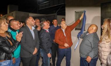 Quintela inauguró en Vichigasta el Polideportivo Manuel Vicente Luna