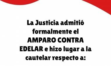 La Justicia admitió un amparo contra EDELAR por el aumento de las facturas de energía