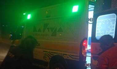 Un motociclista de 18 años resultó herido tras un siniestro vial en avenida Circunvalación