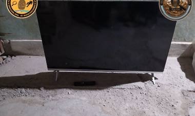 Secuestraron un televisor en el marco de una investigación policial