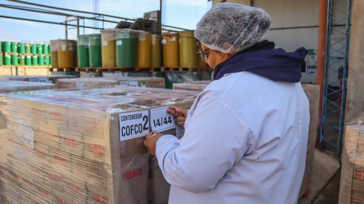 Agroandina vendió sus productos por primera vez a China