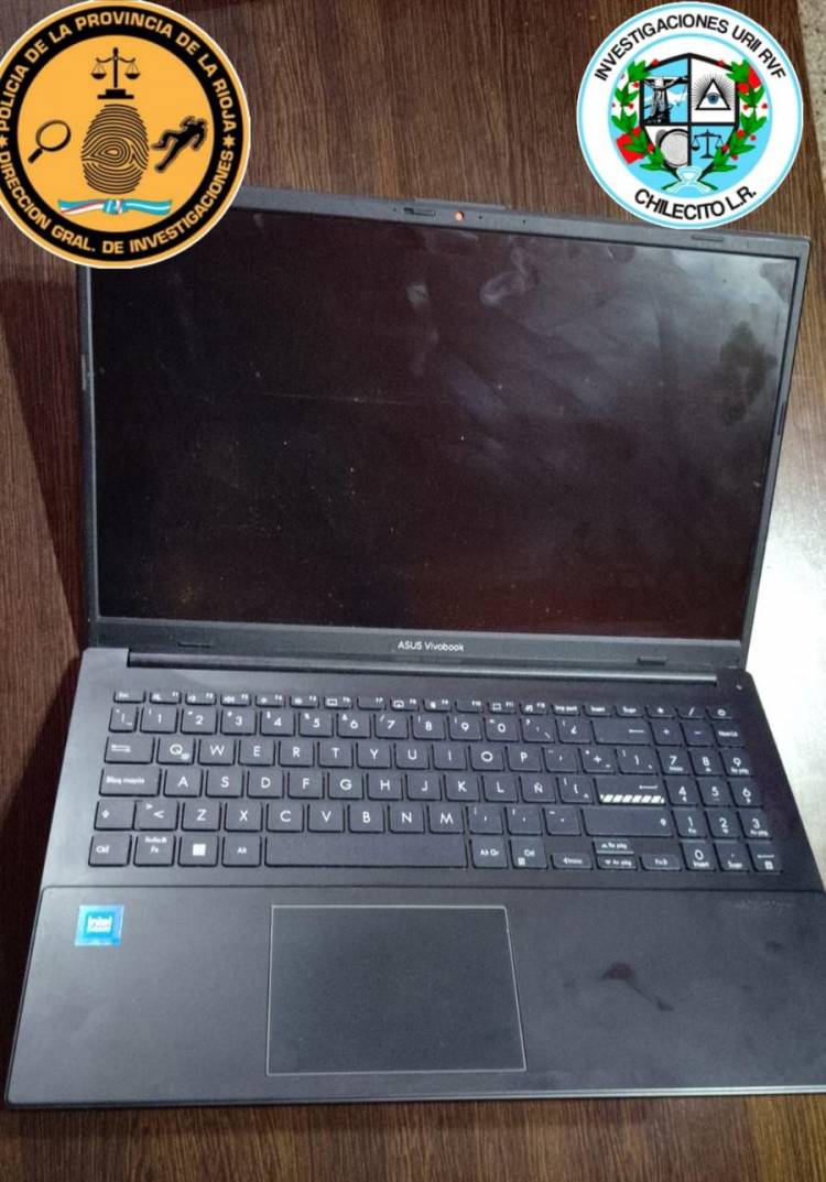 Recuperan una computadora robada y hay un detenido en Chilecito