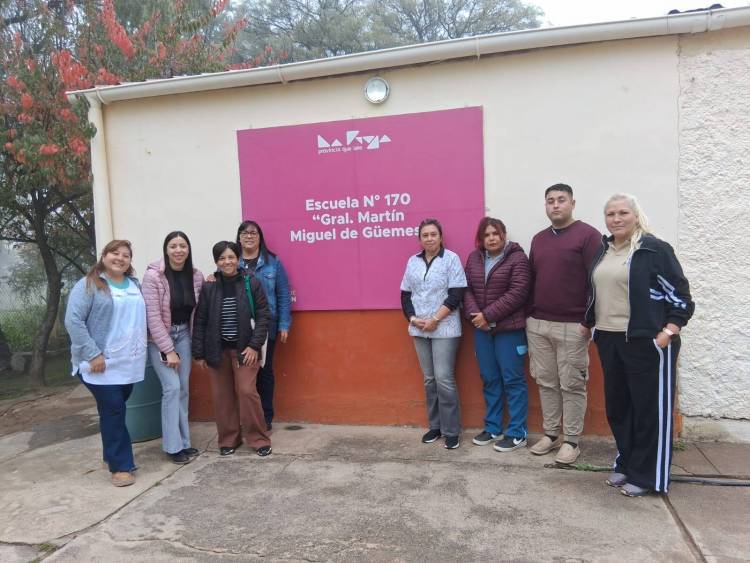 Controles de salud para estudiantes en Santa Florentina