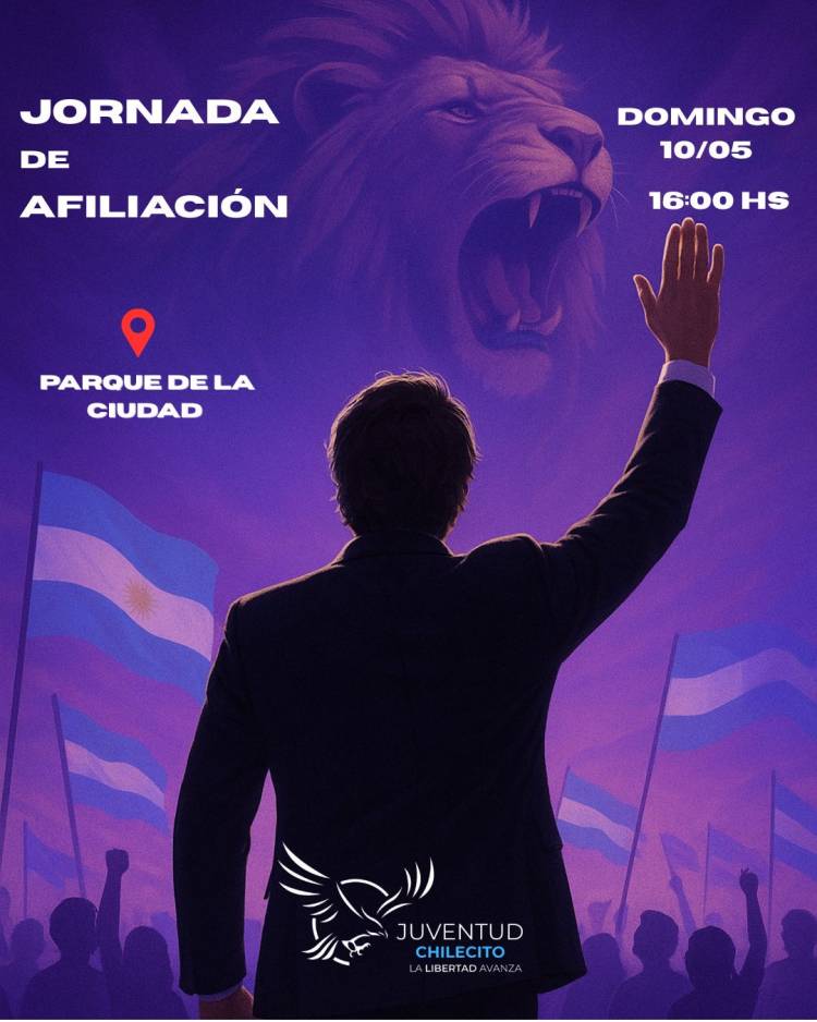 La Juventud de La Libertad Avanza Chilecito realizará una jornada de afiliación abierta