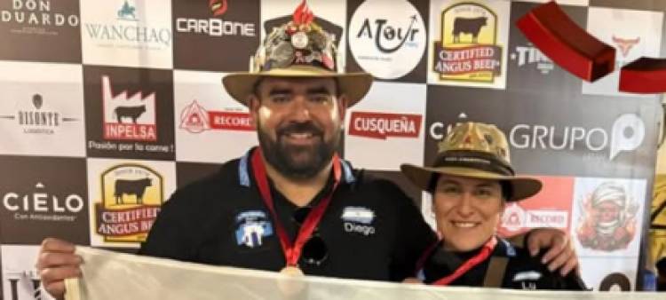 Chilecito dijo presente en Cusco: Argentina logró el bronce en un torneo internacional de asadores