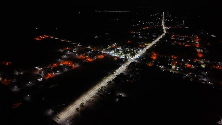 Inauguraron obras de iluminación y la primera etapa del Parque de la Familia en Vinchina