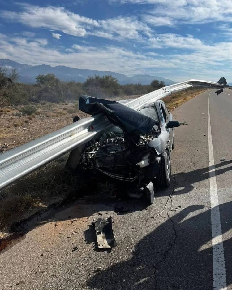 Impactante siniestro vial en la autovía Nonogasta–Chilecito