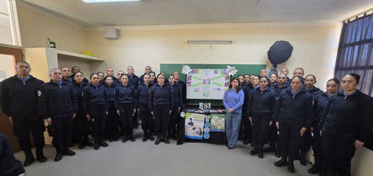 Cadetes participaron de una jornada de formación sobre prevención de la violencia en las relaciones