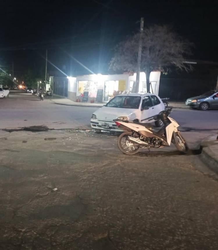 Un motociclista resultó herido tras un siniestro vial en Chilecito
