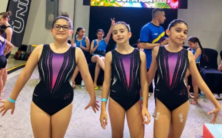 Tres gimnastas de Chilecito representan a la ciudad en la Copa IGA Panamá 2026