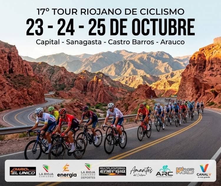 Tres días, cuatro departamentos y una pasión: vuelve el Tour Riojano de Ciclismo 